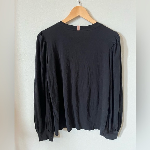 LUNYA Organic Pima Long Sleeve Tee black small - Picture 9 of 10
